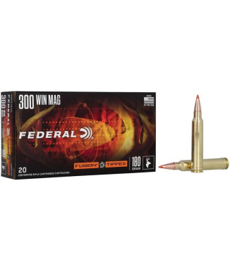 Munición metálica FEDERAL Fusion Tipped - 300 Win. Mag. - 180 grains