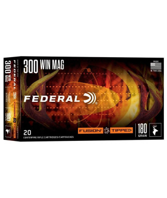 Munición metálica FEDERAL Fusion Tipped - 300 Win. Mag. - 180 grains