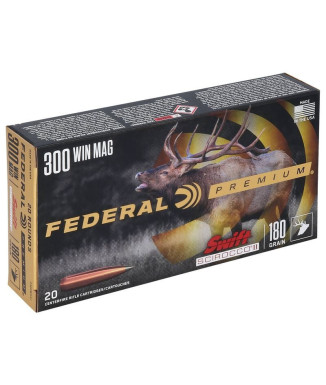 Munición metálica FEDERAL Swift Scirocco II - 300 Win. Mag. - 180 grains