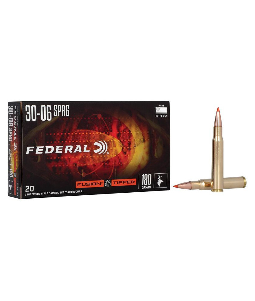 Munición metálica FEDERAL Fusion Tipped - 30-06 - 180 grains