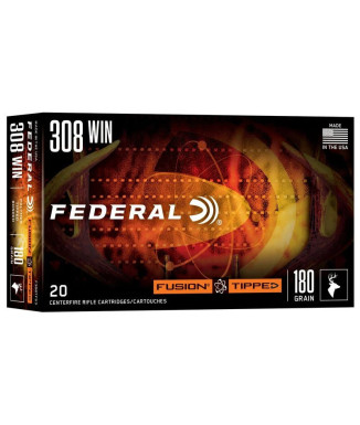 Munición metálica FEDERAL Fusion Tipped - 308 Win. - 180 grains