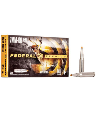 Munición metálica FEDERAL Trophy Bonded Tip - 7mm-08 - 140 grains