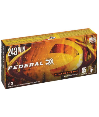 Munición metálica FEDERAL Fusion - 243 Win. - 95 grains