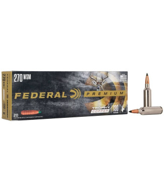 Munición metálica FEDERAL Trophy Copper - 270 WSM - 130 grains