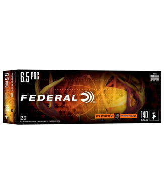 Munición metálica FEDERAL Fusion Tipped - 6.5 PRC - 140 grains