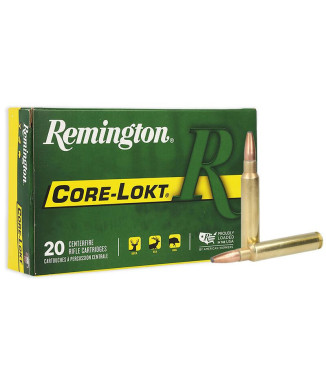 Munición metálica REMINGTON CORE-LOKT - 338 RUM - 250 grains