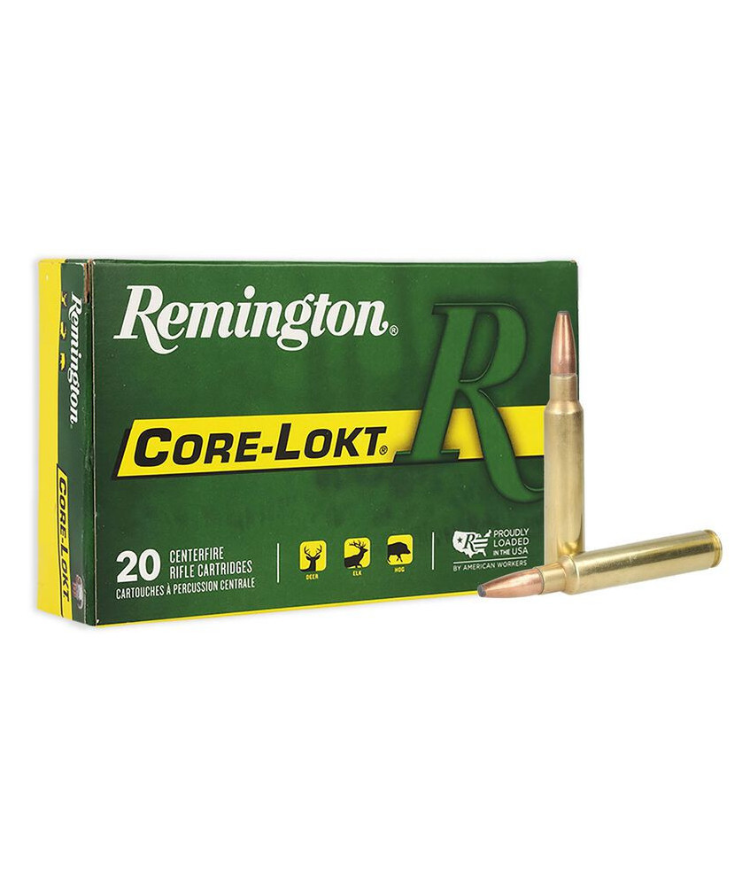 Munición metálica REMINGTON CORE-LOKT - 338 RUM - 250 grains