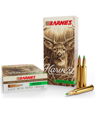 Munición metálica BARNES Harvest Collection Sierra Tipped...