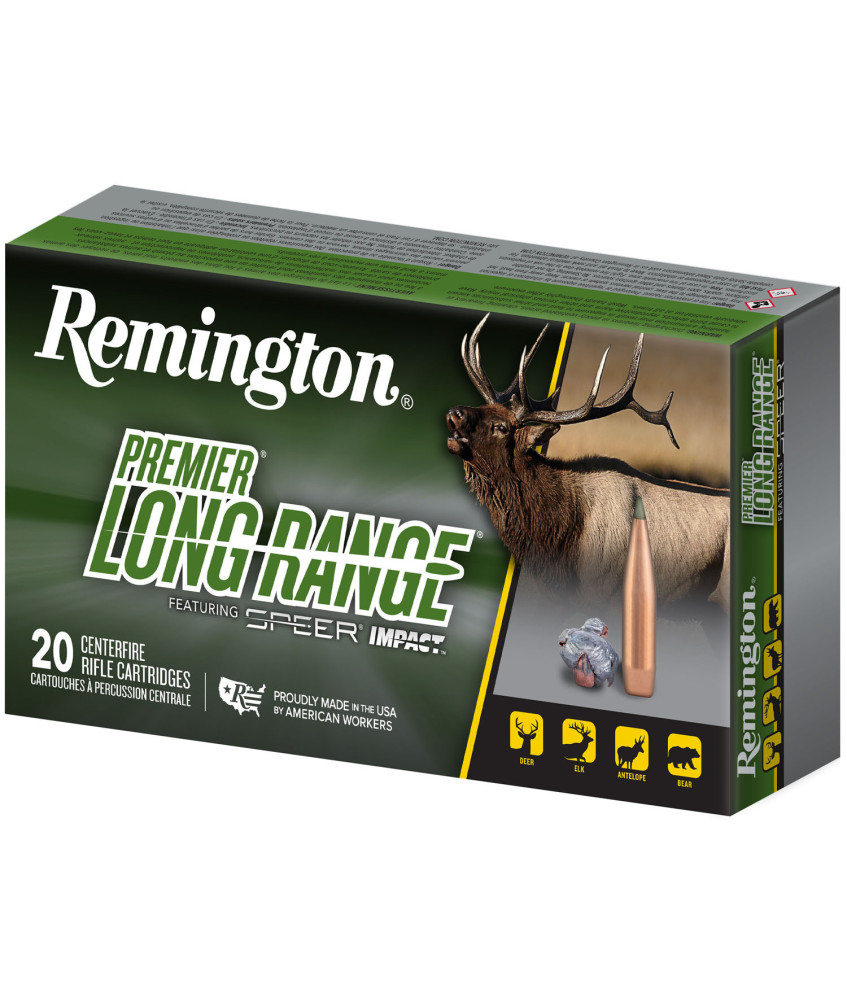 Munición metálica REMINGTON PREMIER LONG RANGE Speer Impact - 6.5 PRC - 140 grains