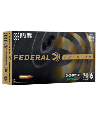 Munición metálica FEDERAL Gold Medal Sierra MatchKing - 338 Lapua Mag. - 250 grains
