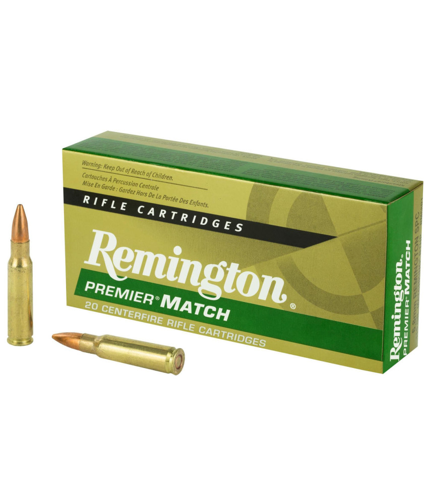 Munición metálica REMINGTON PREMIER MATCH - 6.8 Rem. SPC - 115 grains