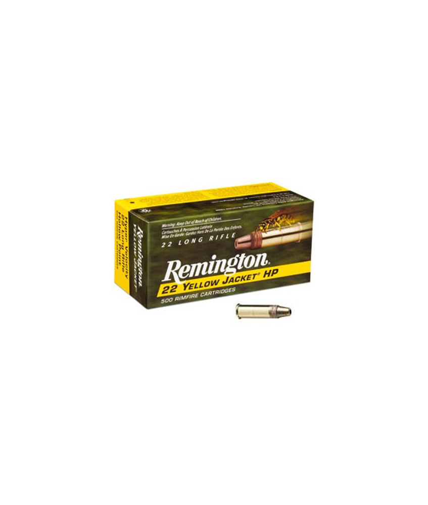 Munición REMINGTON .22 LR Yellow Jacket Hiper Velocidad