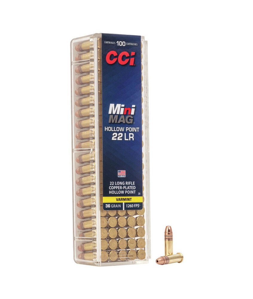 Munición CCI Mini-Mag - .22 LR - 36 grains - CPHP