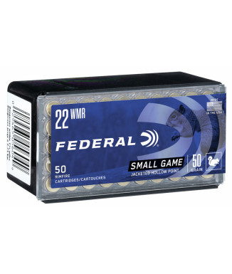 Munición FEDERAL Small Game - .22WMR - 50 grains - JHP
