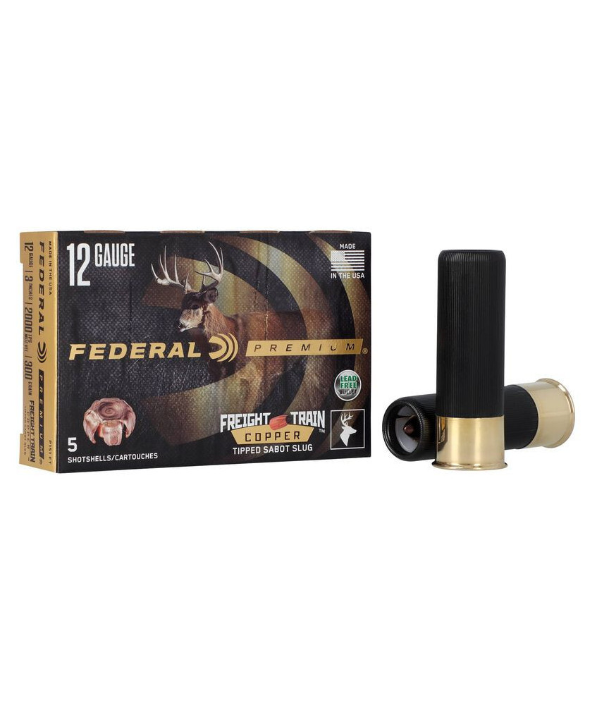 Balas para escopeta 12/70 FEDERAL Freight Train Copper Sabot - 300 grains