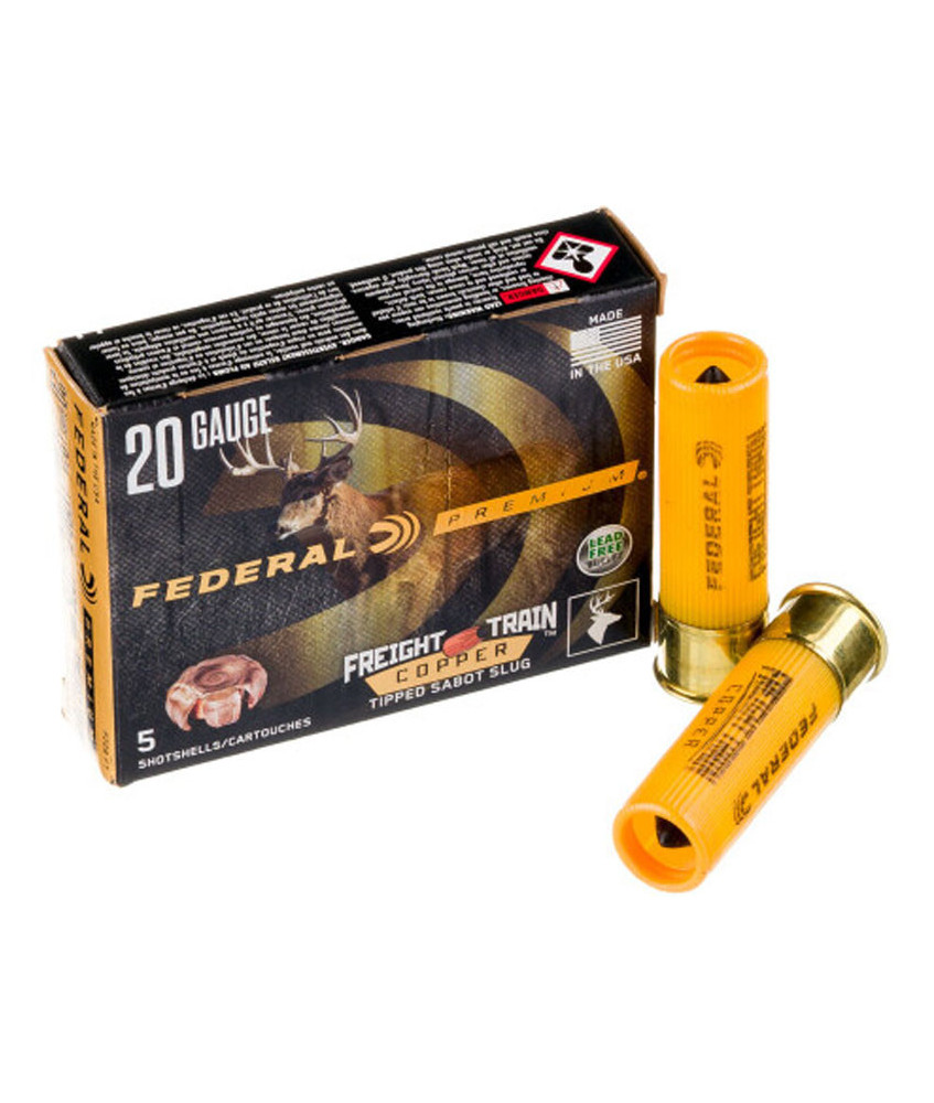 Balas para escopeta 20/70 FEDERAL Freight Train Copper Sabot - 275 grains