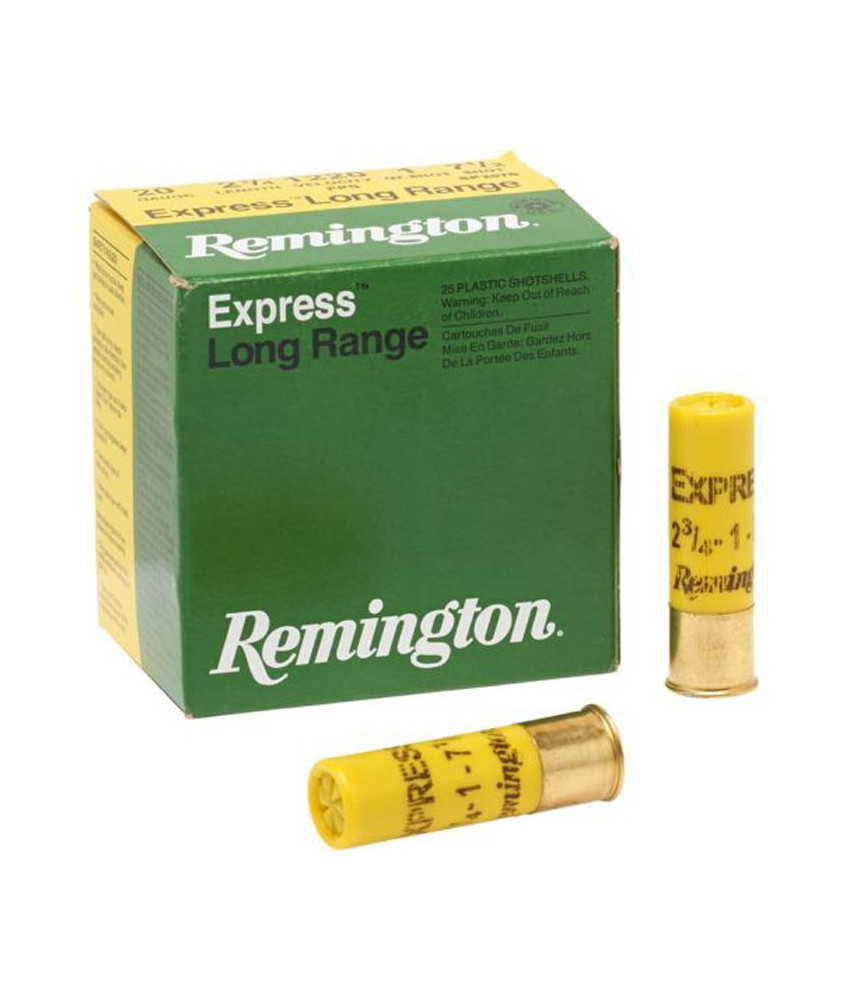 Cartuchos de caza 20/70 REMINGTON EXPRESS Extra Long Range 28gr. P-7.5