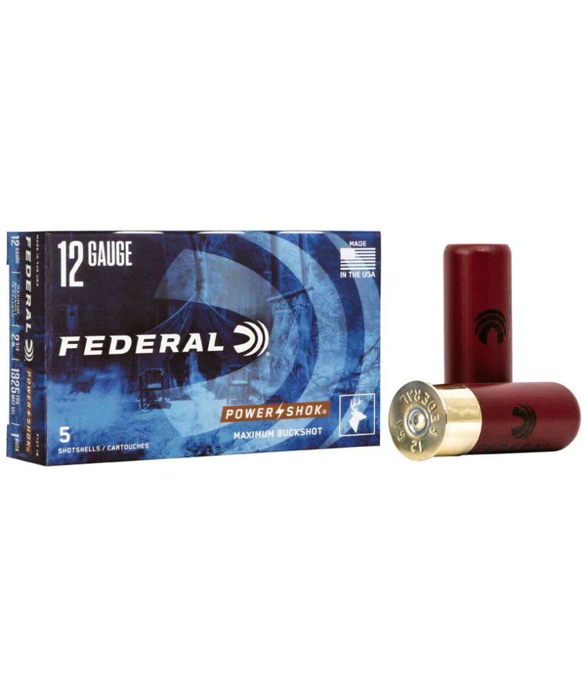 Postas para escopeta 12/70 FEDERAL Power-Shok - 16 bolas