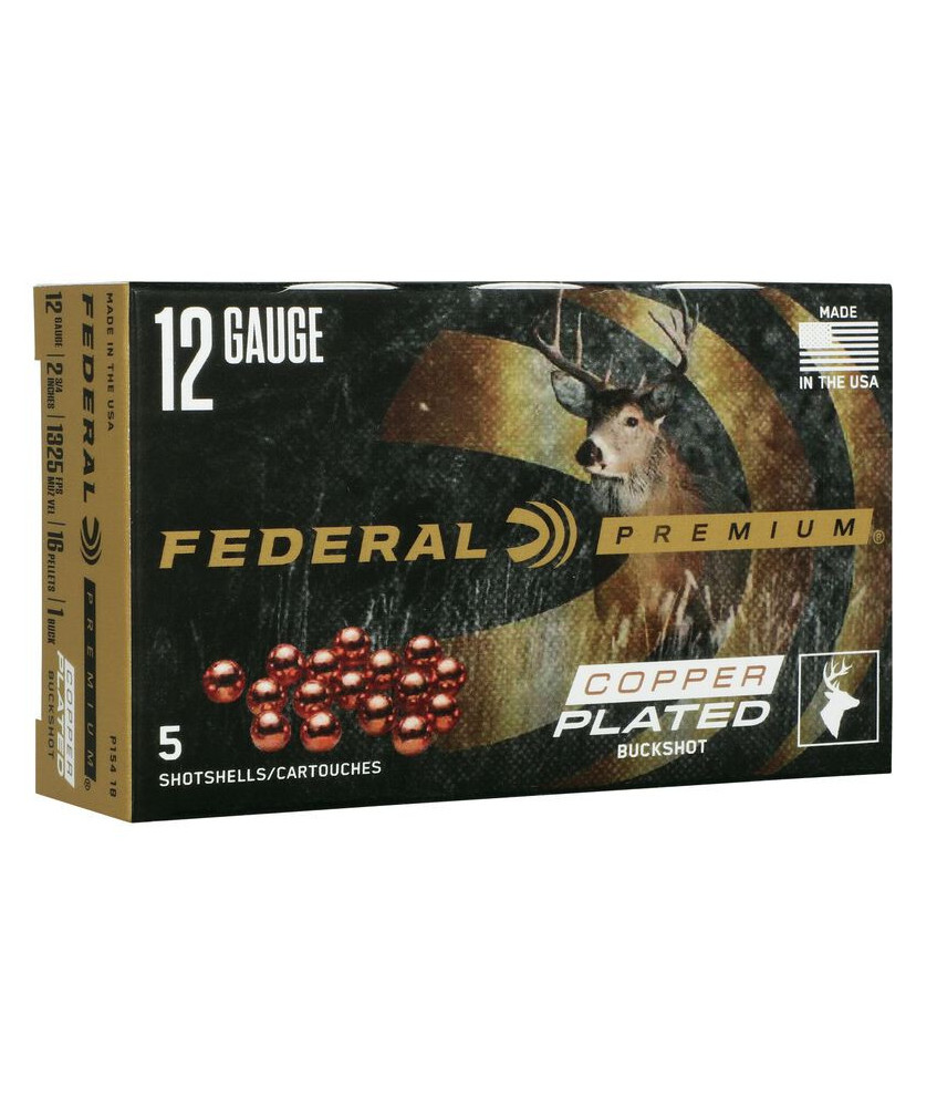 Postas para escopeta 12/70 FEDERAL Copper Plated - 16 bolas