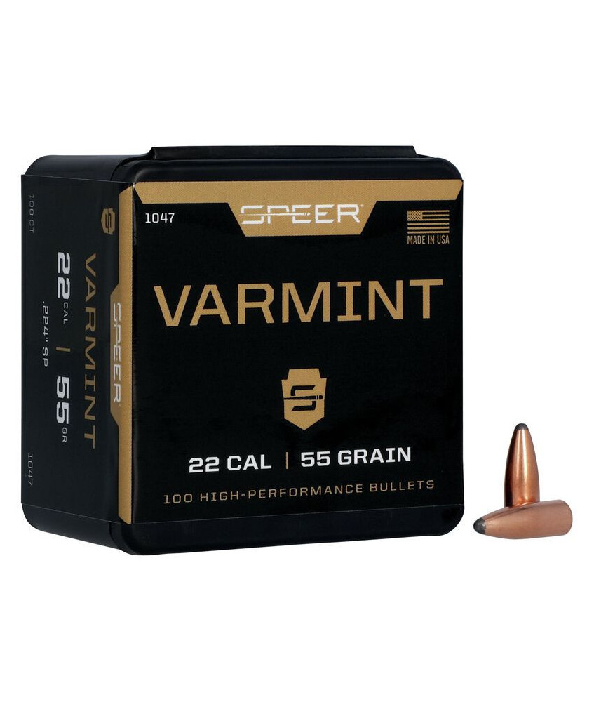 Puntas de bala SPEER Varmint SP - .224" - 55 grains