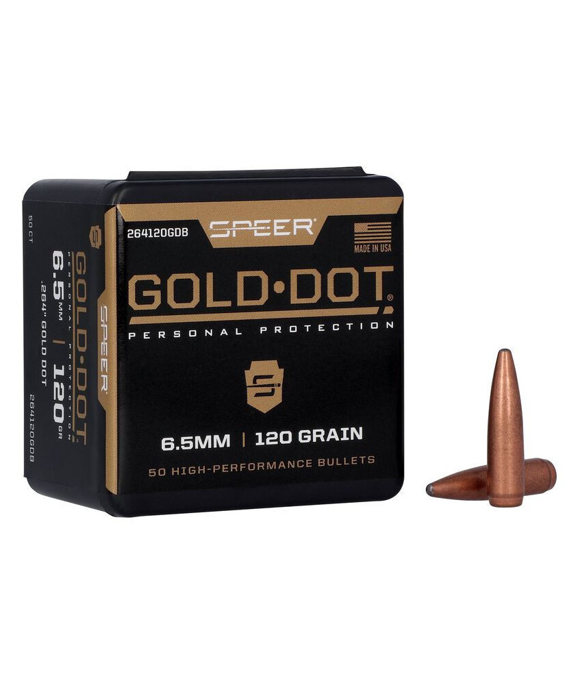 Puntas de bala SPEER Gold Dot SP - .264" - 120 grains
