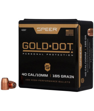 Puntas de bala SPEER Gold Dot HP - .400" - 165 grains