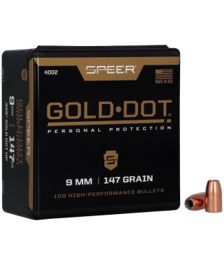 Puntas de bala SPEER Gold Dot HP - .355" - 147 grains
