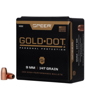 Puntas de bala SPEER Gold Dot HP - .355" - 147 grains