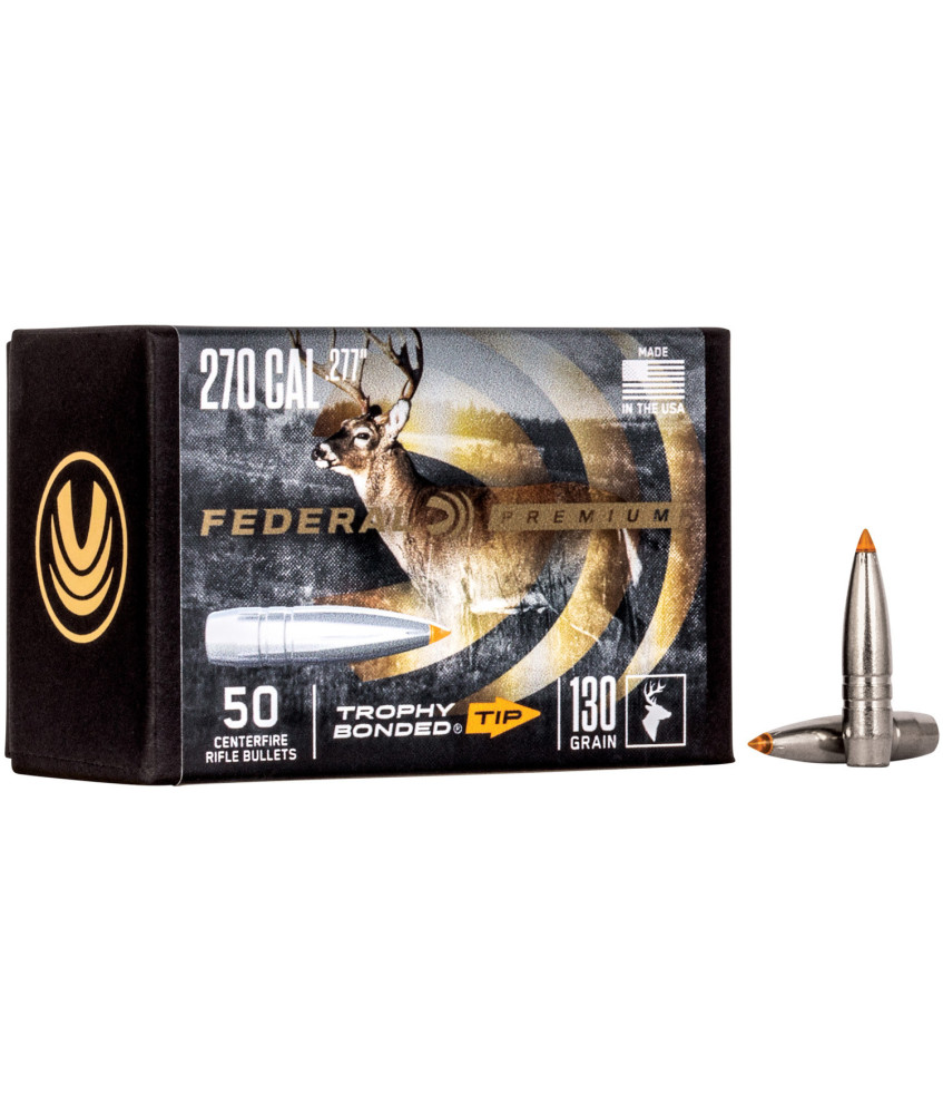 Puntas de bala FEDERAL Trophy Bonded Tip - .277" - 130 grains
