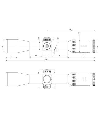 Visor KAHLES Helia - 1.6-8x42i 4-Dot