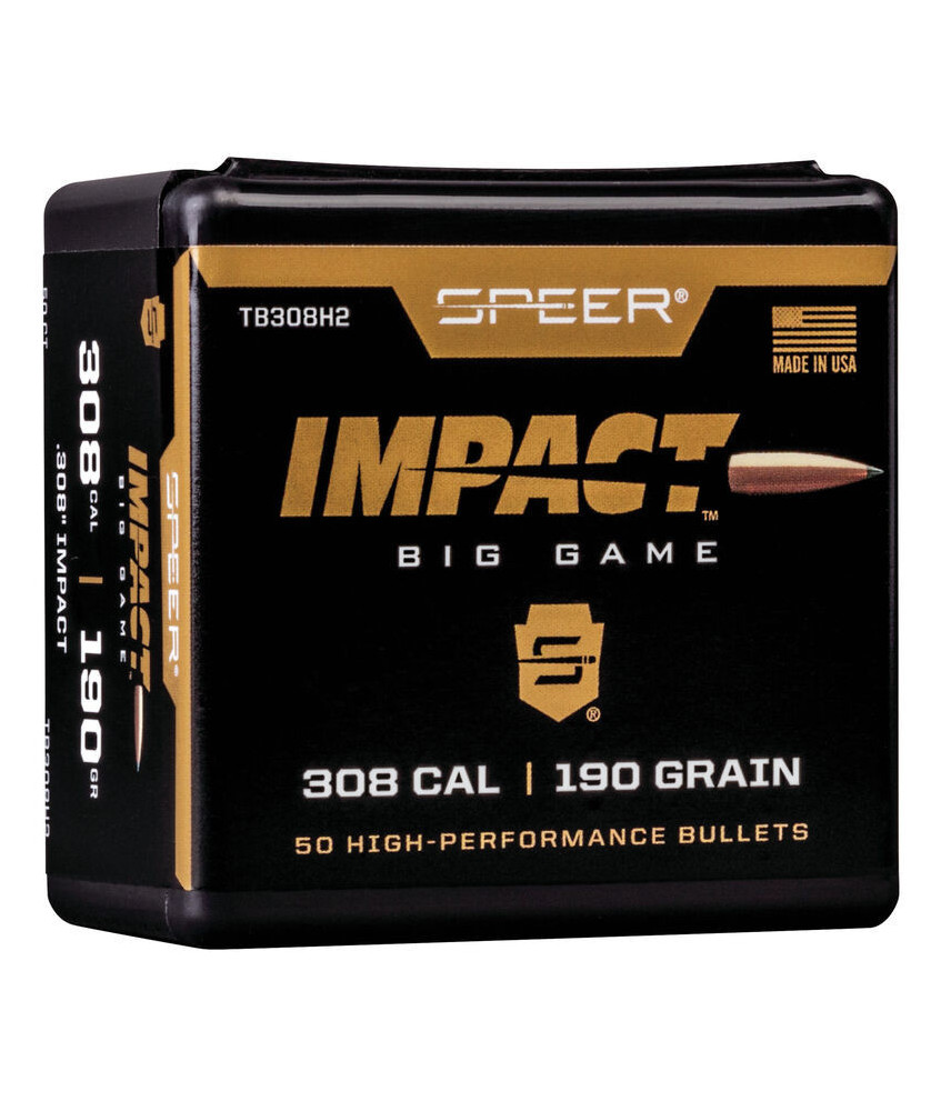 Puntas de bala SPEER Impact - .308" - 190 grains