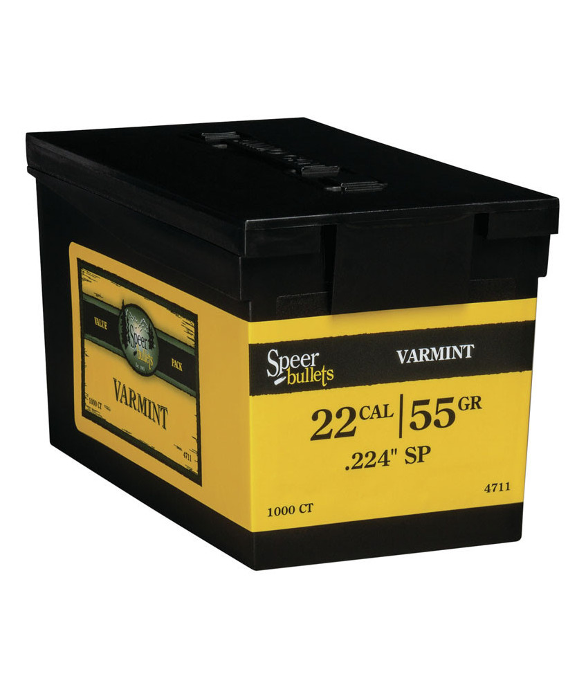 Puntas de bala SPEER Varmint SP - .224" - 55 grains (pack 1000 un.)