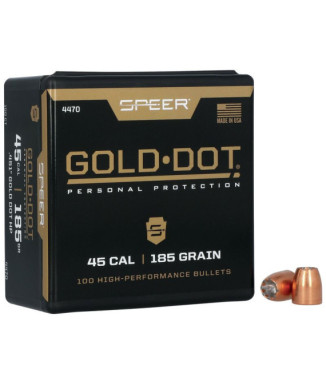 Puntas de bala SPEER Gold Dot HP - .451" - 185 grains