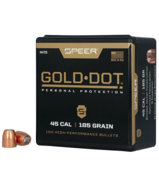 Puntas de bala SPEER Gold Dot HP - .451" - 185 grains