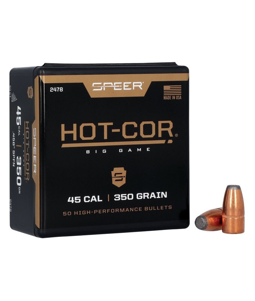 Puntas de bala SPEER Hot-Cor SPFN - .458" - 350 grains