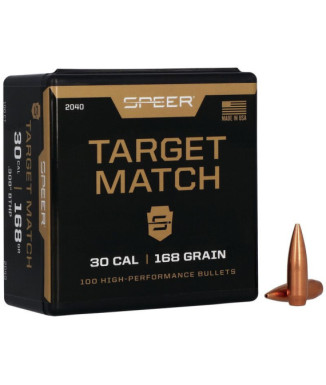 Puntas de bala SPEER Target Match - .308" - 168 grains