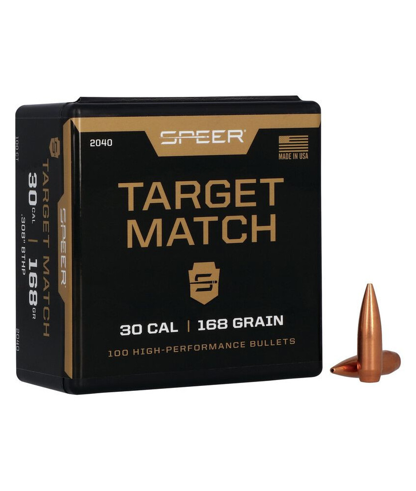 Puntas de bala SPEER Target Match - .308" - 168 grains