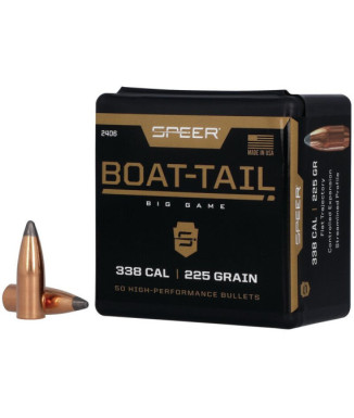 Puntas de bala SPEER Boat-Tail - .338" - 225 grains