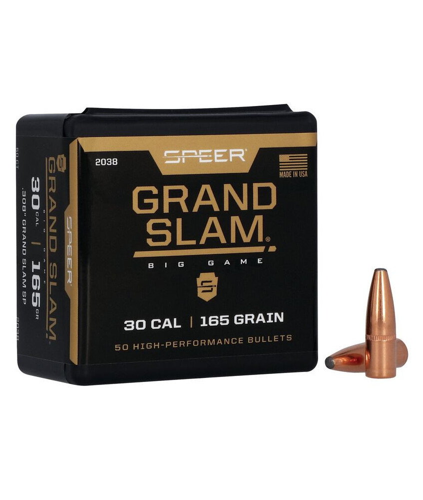 Puntas de bala SPEER Grand Slam - .308" - 165 grains