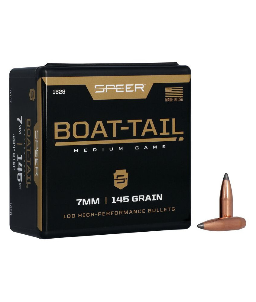 Puntas de bala SPEER Boat-Tail - .284" - 145 grains