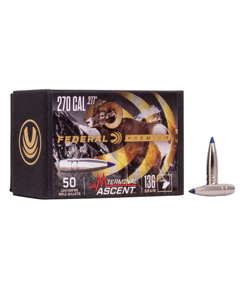 Puntas de bala FEDERAL Terminal Ascent - .277" - 136 grains