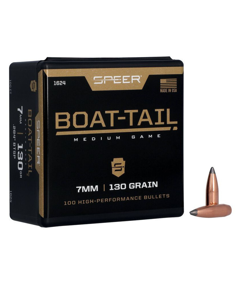 Puntas de bala SPEER Boat-Tail - .284" - 130 grains