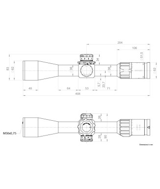 Visor KAHLES K540i REFINED - 5-40x56 CCW SKMR4+ w-Left