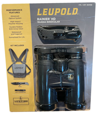 Prismático LEUPOLD Rainier HD (kit) - 10x42 negro