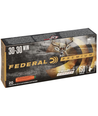 Munición metálica FEDERAL Trophy Copper - 30-30 Win. - 150 grains