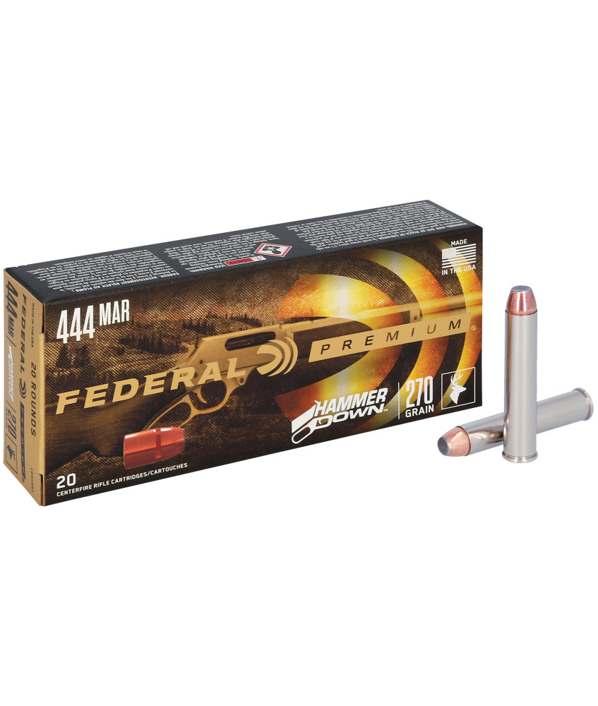 Munición metálica FEDERAL HammerDown - 444 Marlin - 270 grains