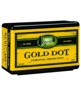 Puntas de bala SPEER Gold Dot HP - .400" - 155 grains
