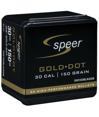 Puntas de bala SPEER Gold Dot SP Blackout - .308" - 150 grains