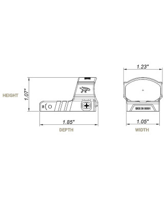 Visor CANiK Mecanik MO2 Versatile Reflex Sight 1x28 3 MOA