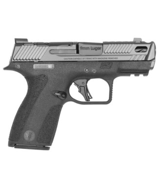 Pistola SMITH & WESSON M&P Shield X PC Carry Comp 3.6" con seguro manual - 9mm.
